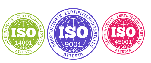 Wir sind ISO zertifiziert